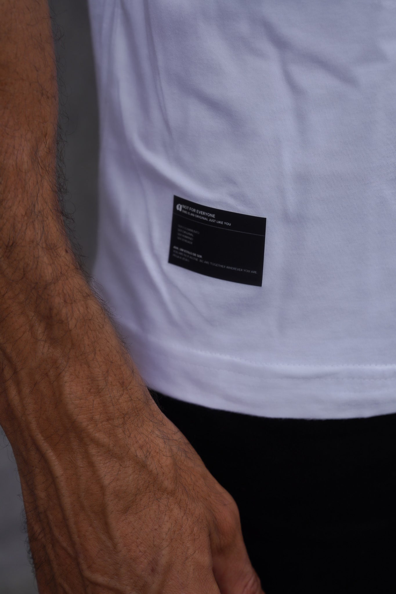 Camiseta Oversize "A" branca