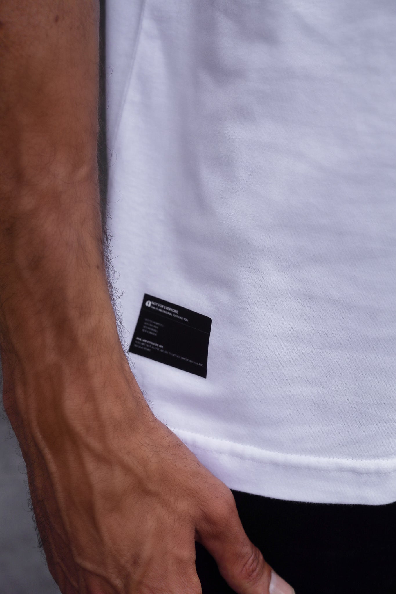 Camiseta Oversize Sem Limites Branca