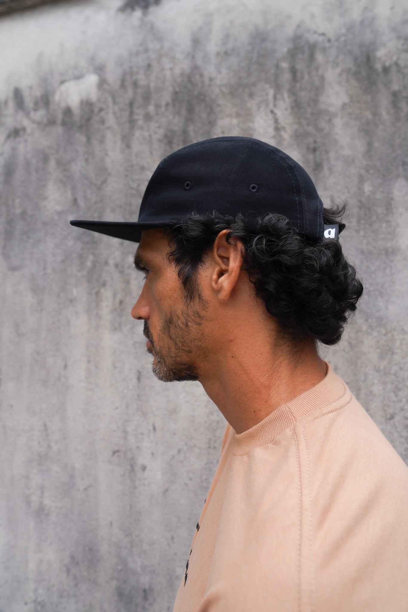 Boné Five Panel Preto