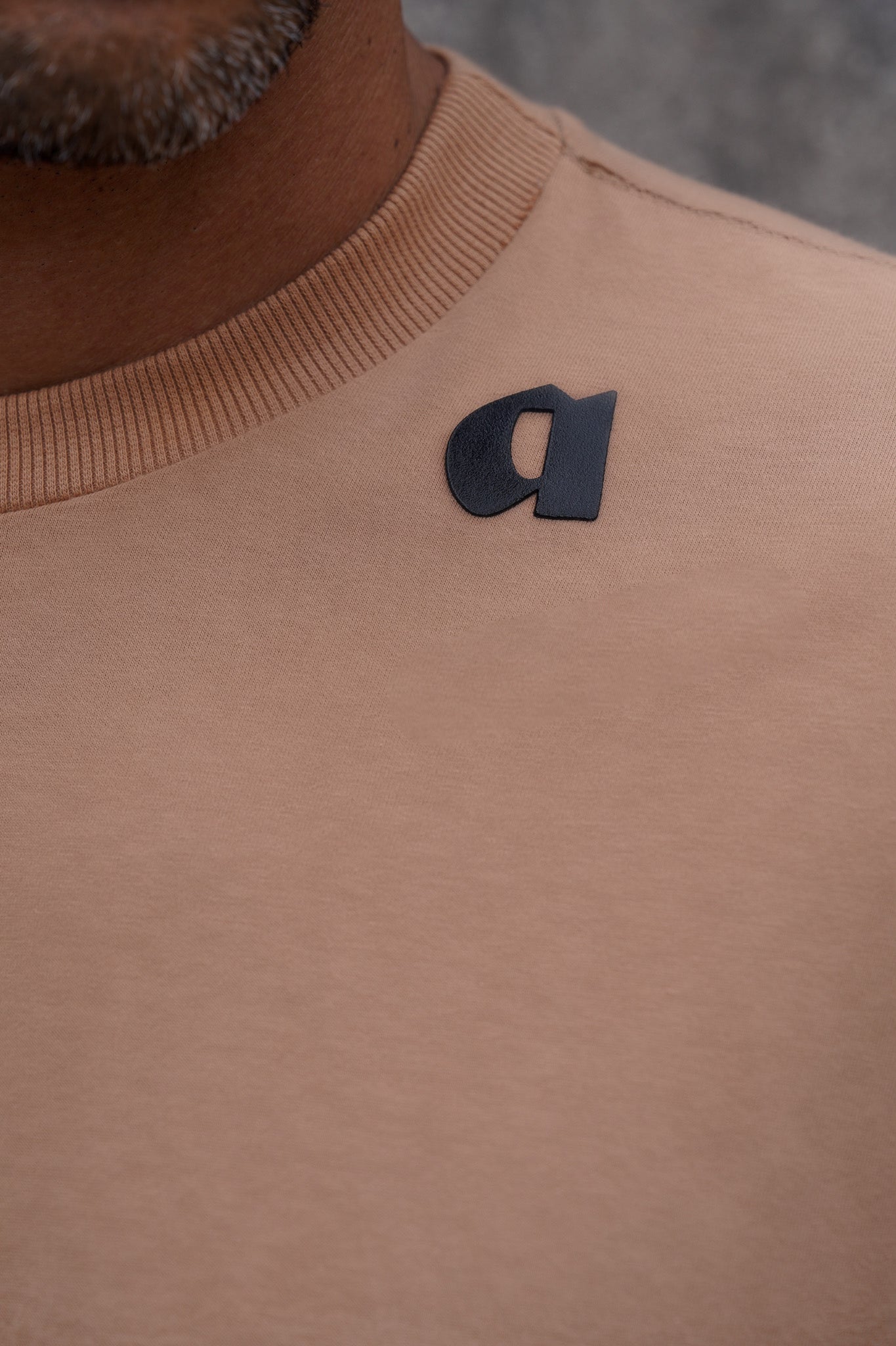 Camiseta Oversize "A" bege