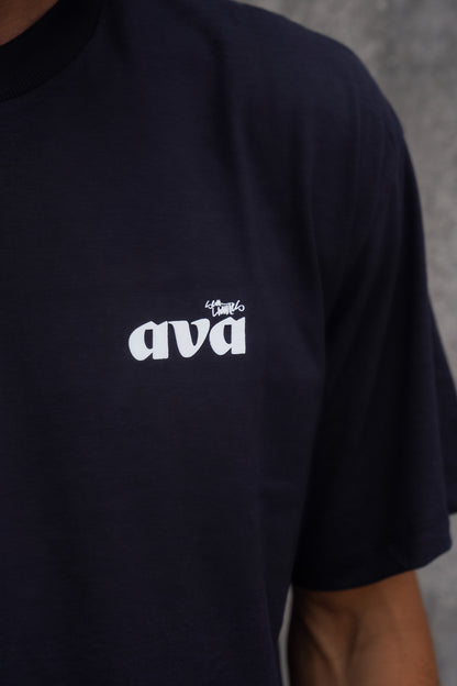 Camiseta Oversize Preta Basic Ava