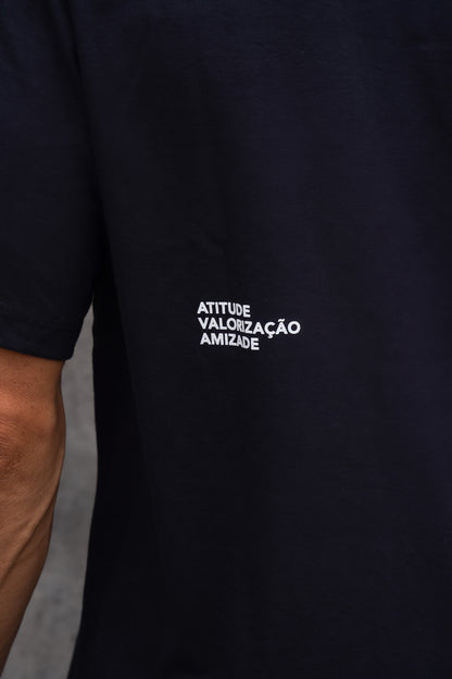 Camiseta Oversize Preta Basic Ava