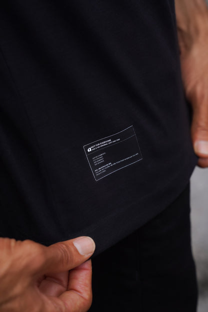 Camiseta Oversize Sem Limites Preta