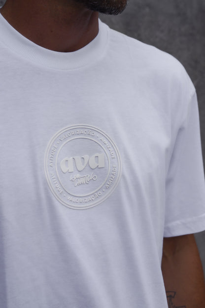 Camiseta Oversize Fechamento Branca