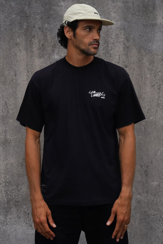 Camiseta Oversize Sem Limites Preta