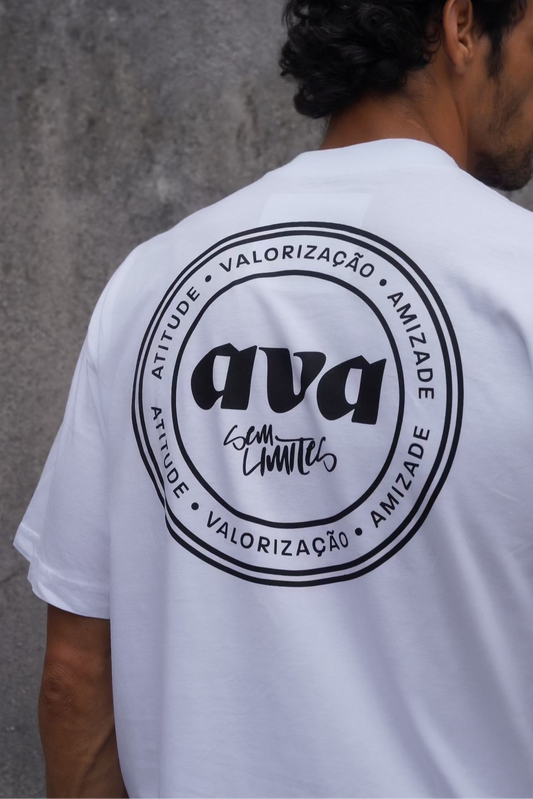 Camiseta Oversize Sem Limites Branca