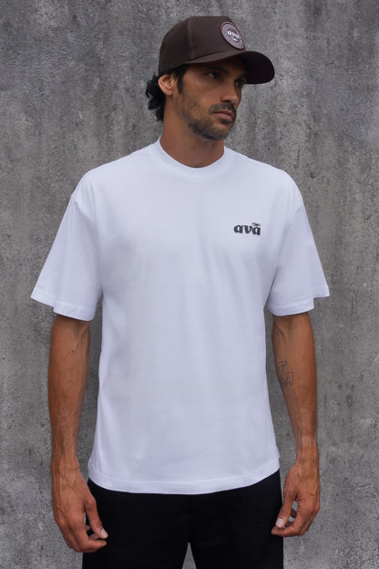 Camiseta Oversize Ava Basic Branca
