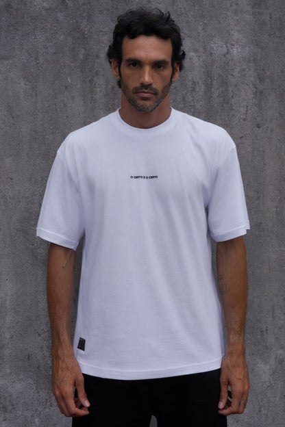 Camiseta Oversize Certo é o Certo