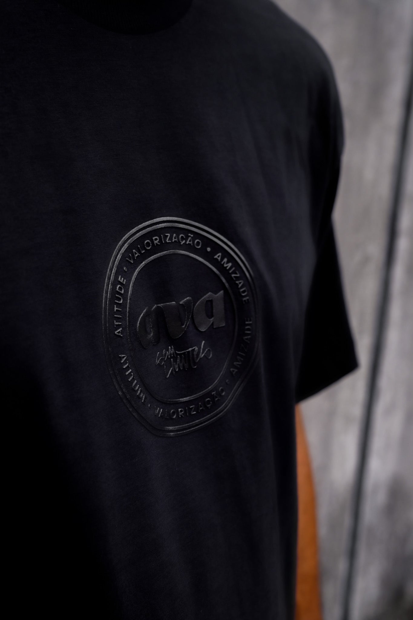 Camiseta Oversize Fechamento Preta