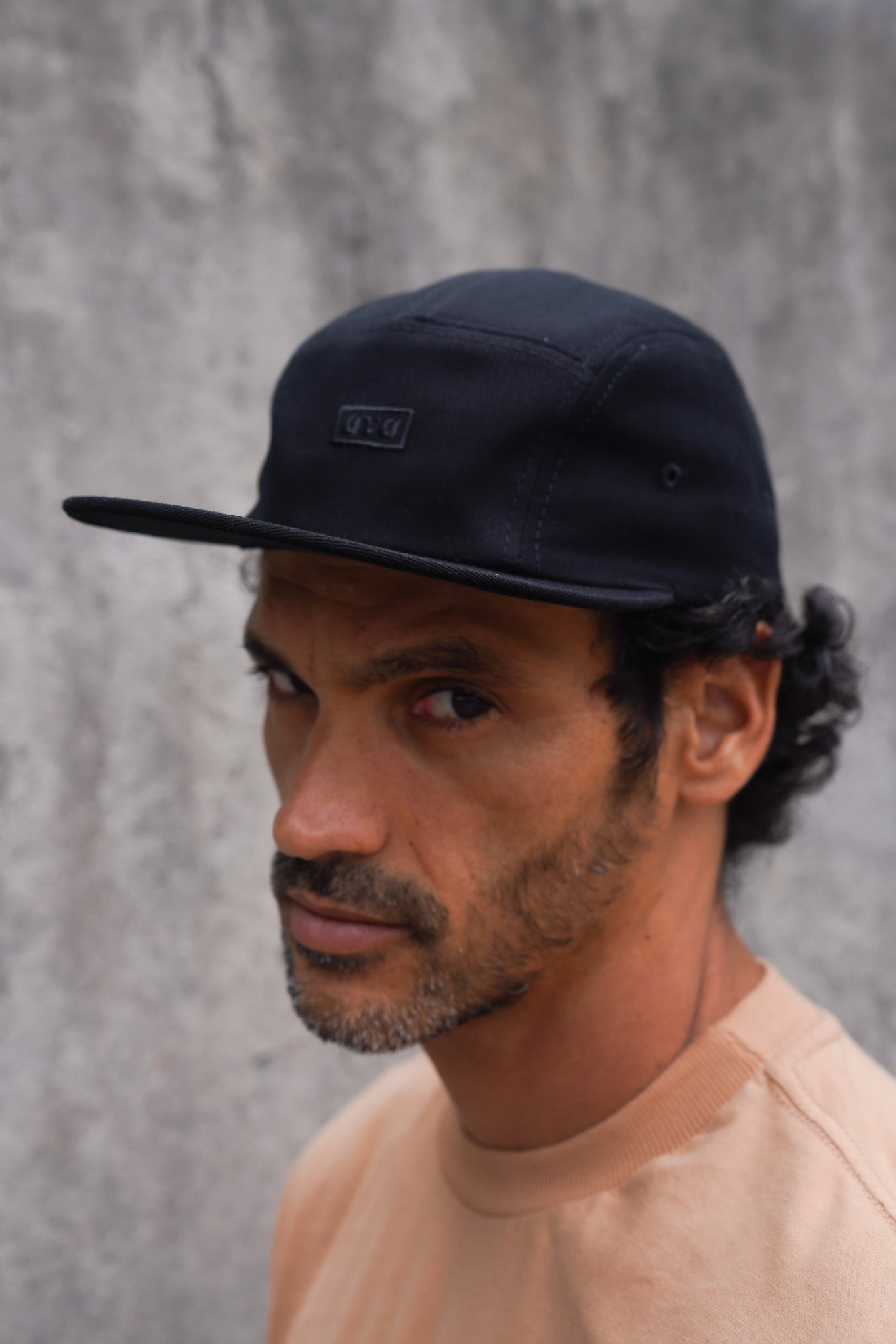 Boné Five Panel Preto