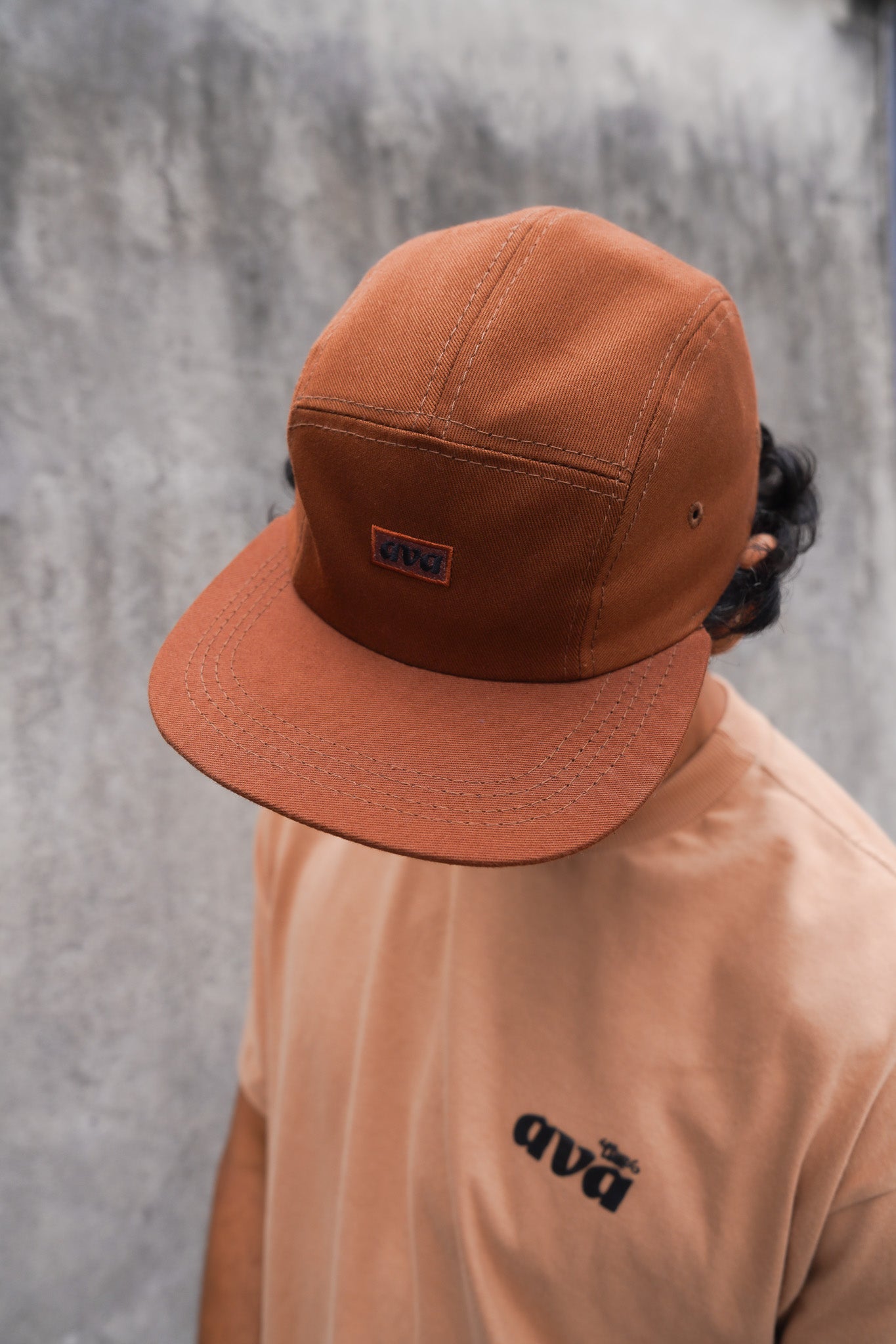 Boné Five Panel Marrom
