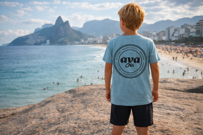 Camiseta Infantil Ava azul