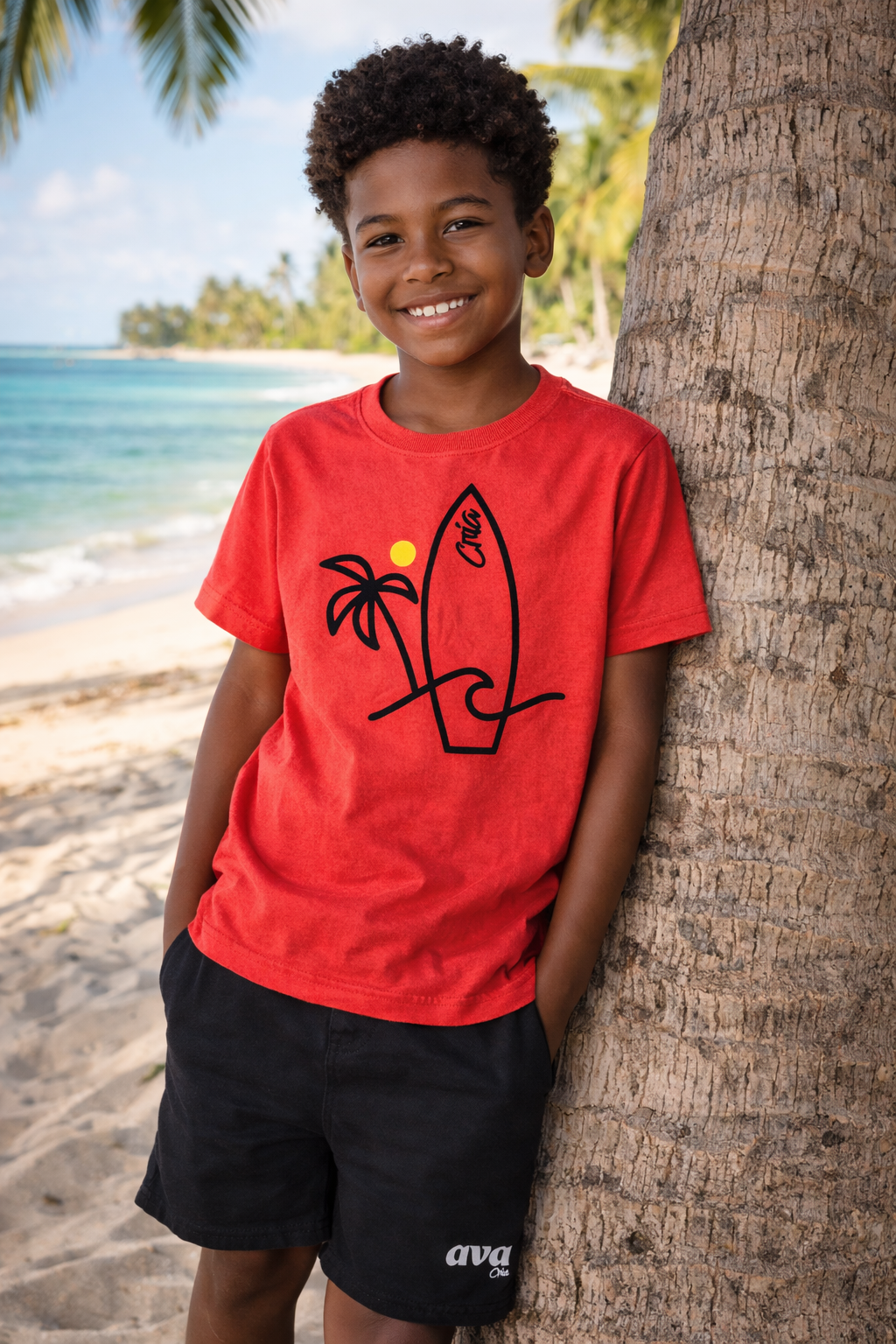 Camiseta Infantil Cria Vermelha