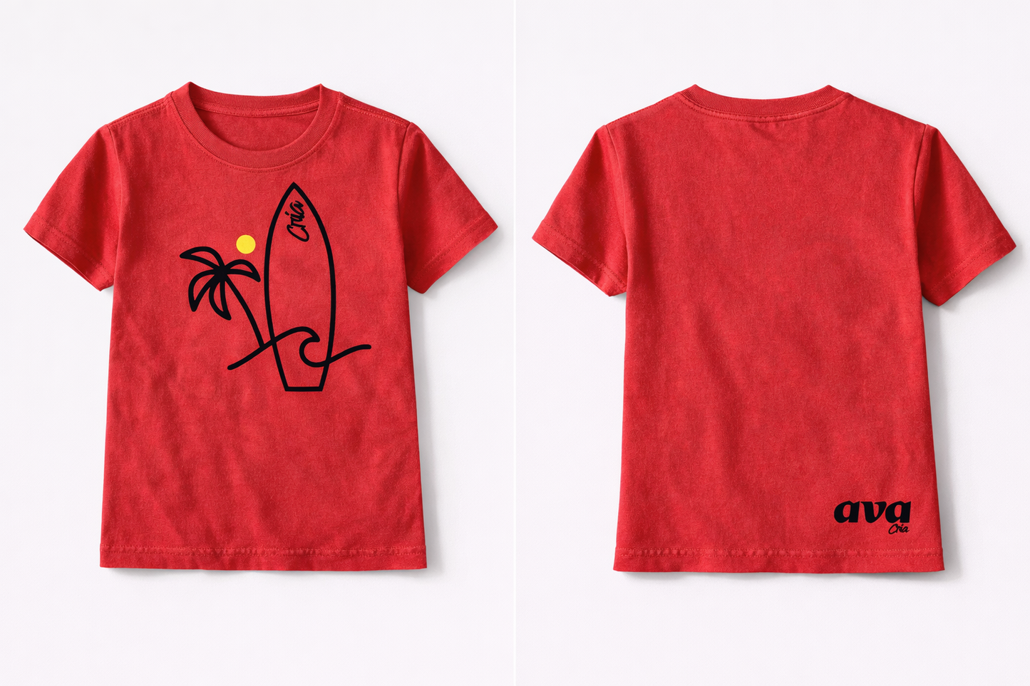 Camiseta Infantil Cria Vermelha